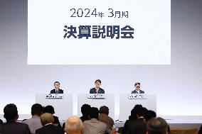 Toyota Motor Corporation's financial results briefing for the fiscal year ended March 31, 2024
